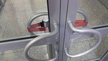 How to lock a door