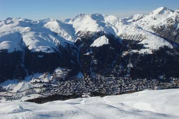 Aussicht auf Davos