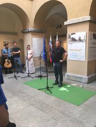 The speech of the mayor of Ljubljana