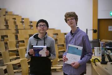 Andrej and jovian, winners of the junior round 2024