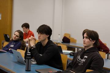 Photo of some participants listening to a lecture, Berne